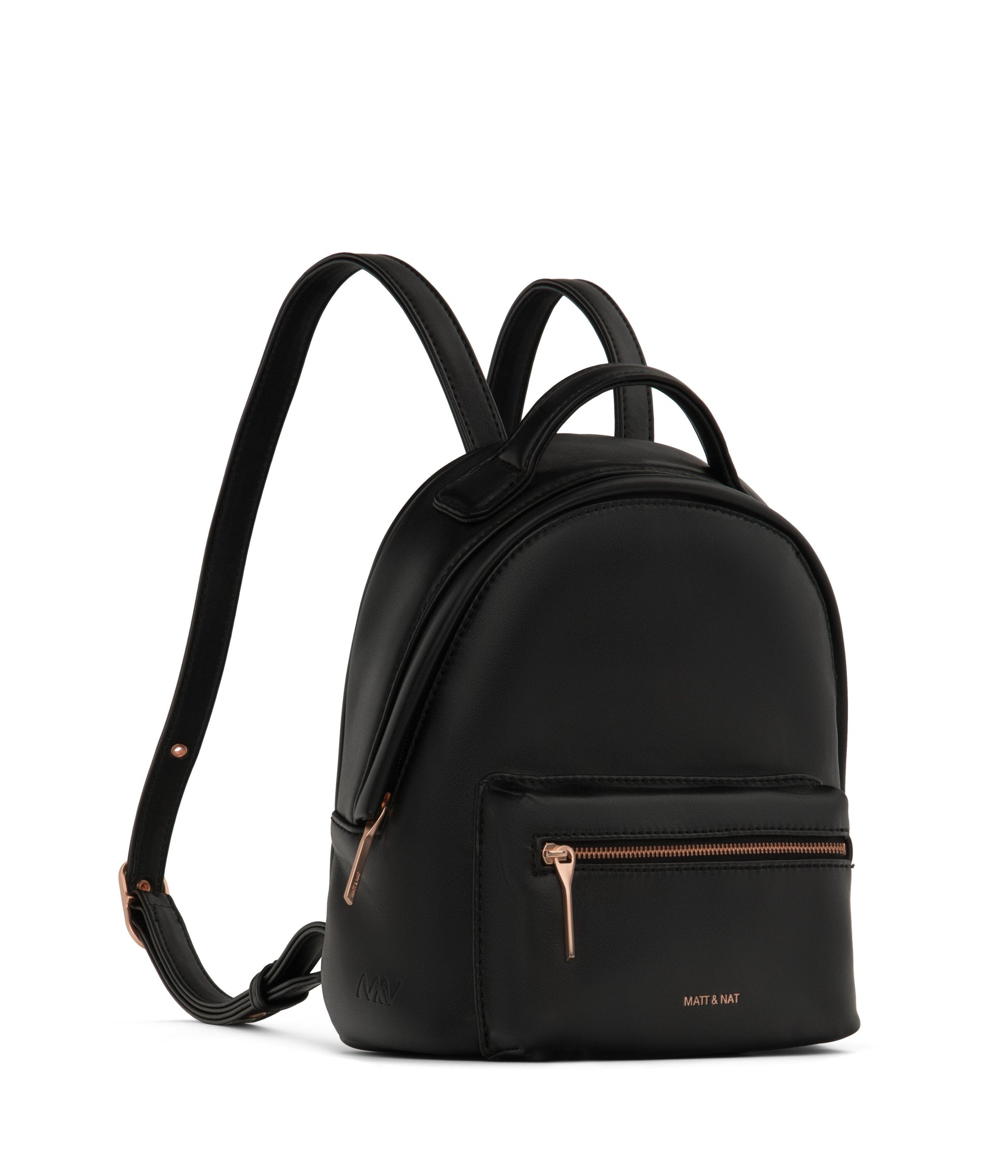 BALIMINI Vegan Mini Backpack - Loom | Color: Black - variant::black