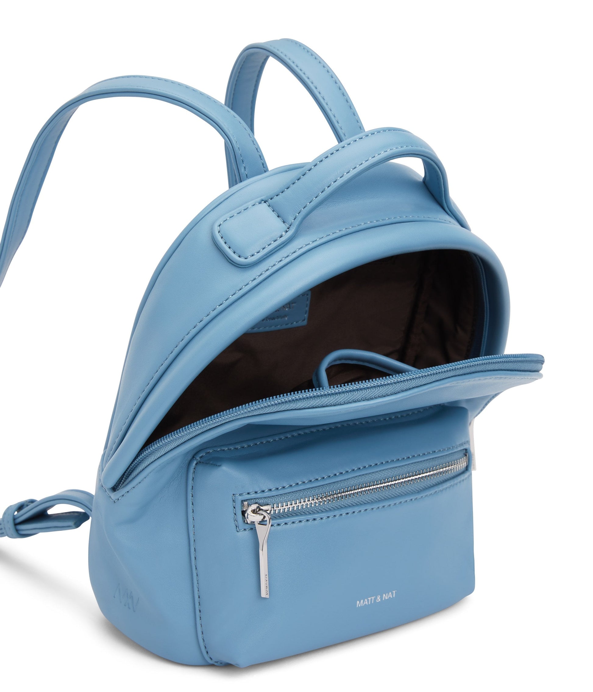 BALIMINI Vegan Mini Backpack - Loom | Color: Blue - variant::liquid