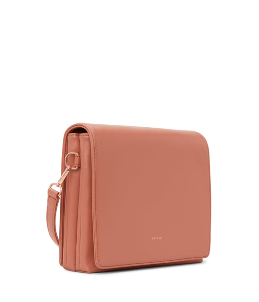 DOVER Vegan Shoulder Bag - Loom | Color: Pink - variant::ombre