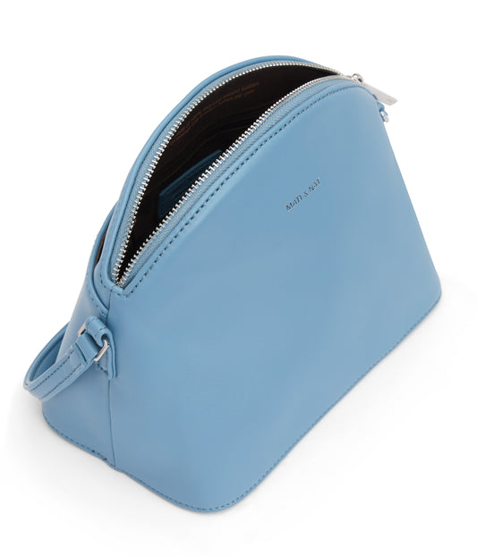 LEONA Vegan Crossbody Bag - Loom | Color: Blue - variant::liquid