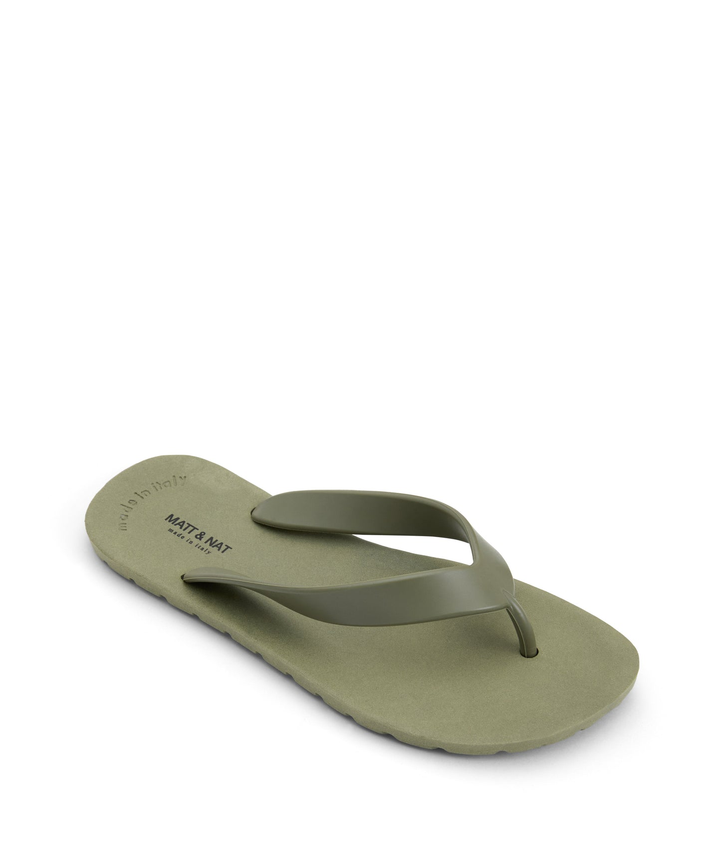ALBERTA Vegan Flip Flops | Color: Green - variant::olive
