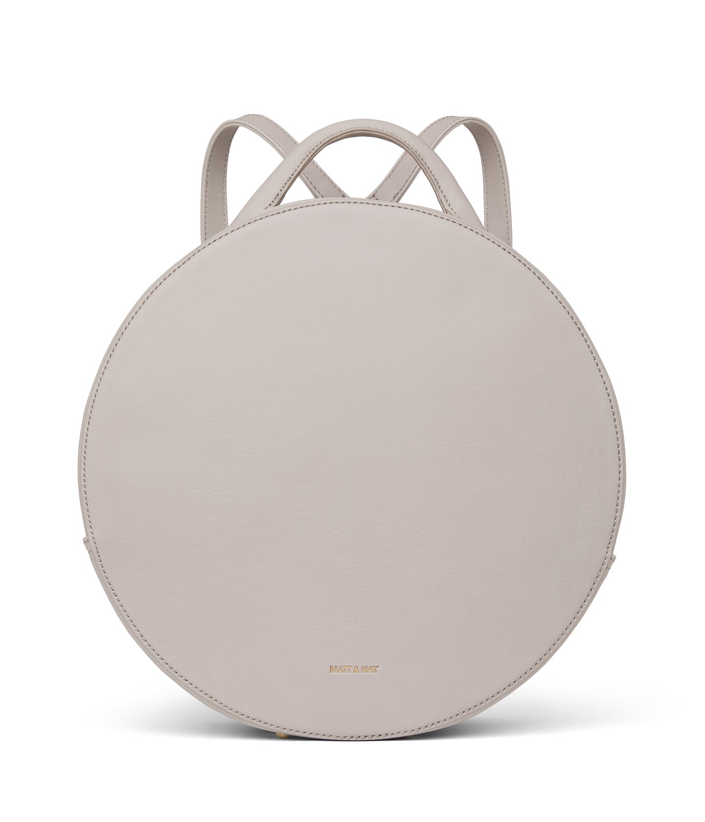 Kiara Vegan Round Backpack- Vintage | Color: Pearl- variant::Pearl