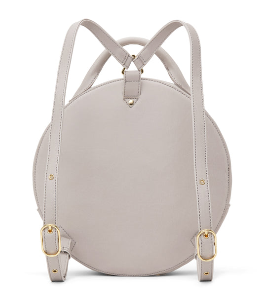 Kiara Vegan Round Backpack- Vintage | Color: Pearl- variant::Pearl