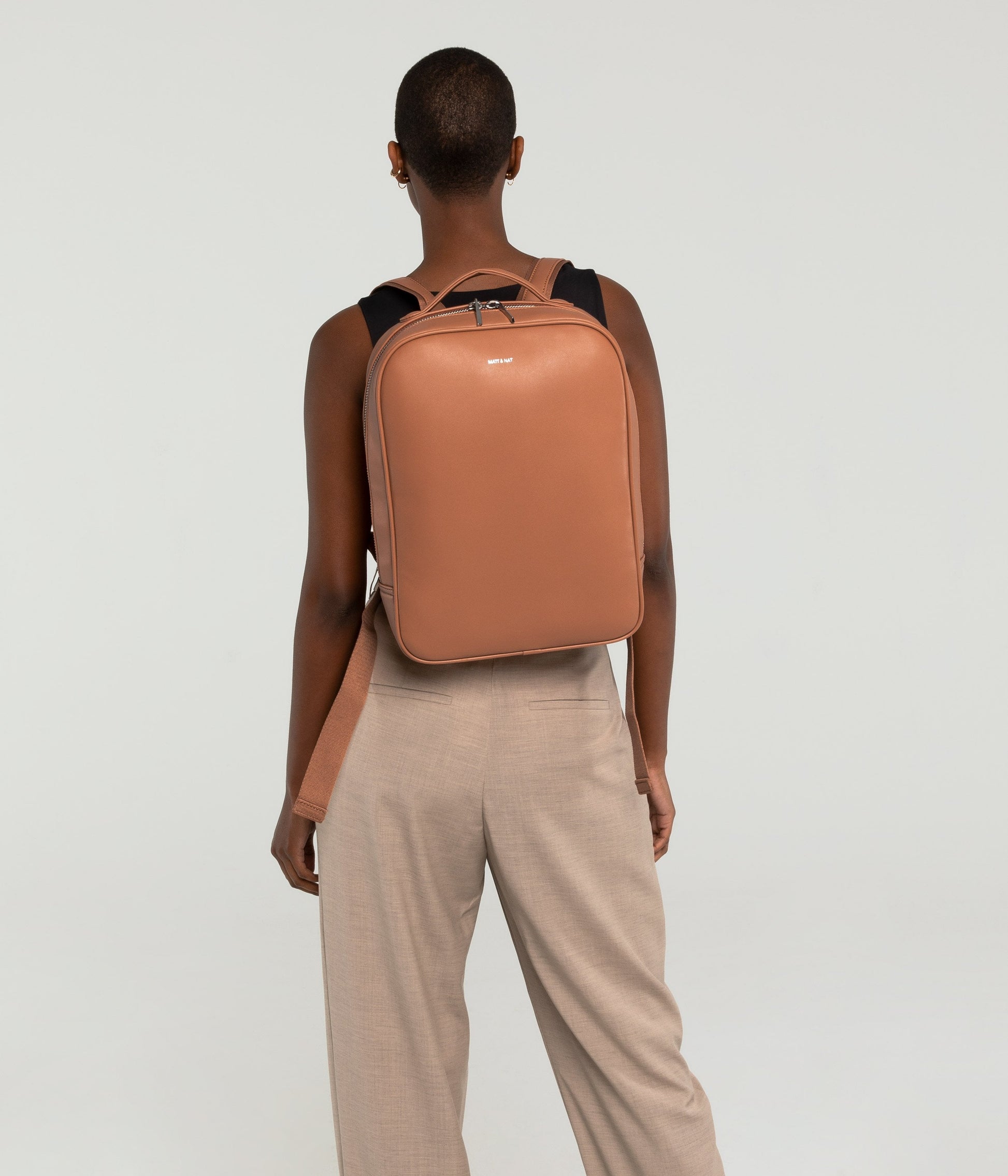 ALEX Vegan Backpack - Loom | Color: Tan - variant::maple