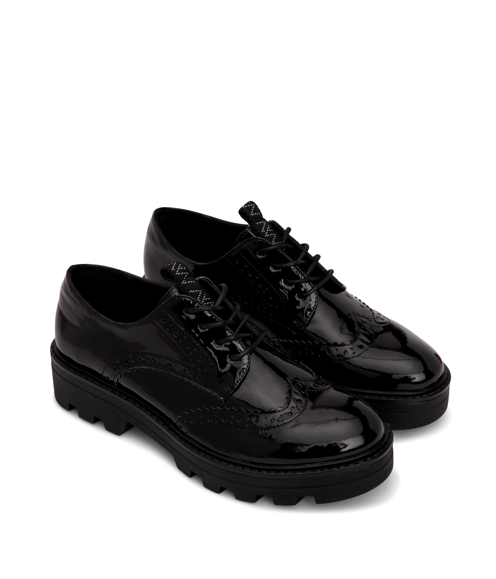 ITZA Women's Vegan Oxford Shoes | Color: Black - variant::black