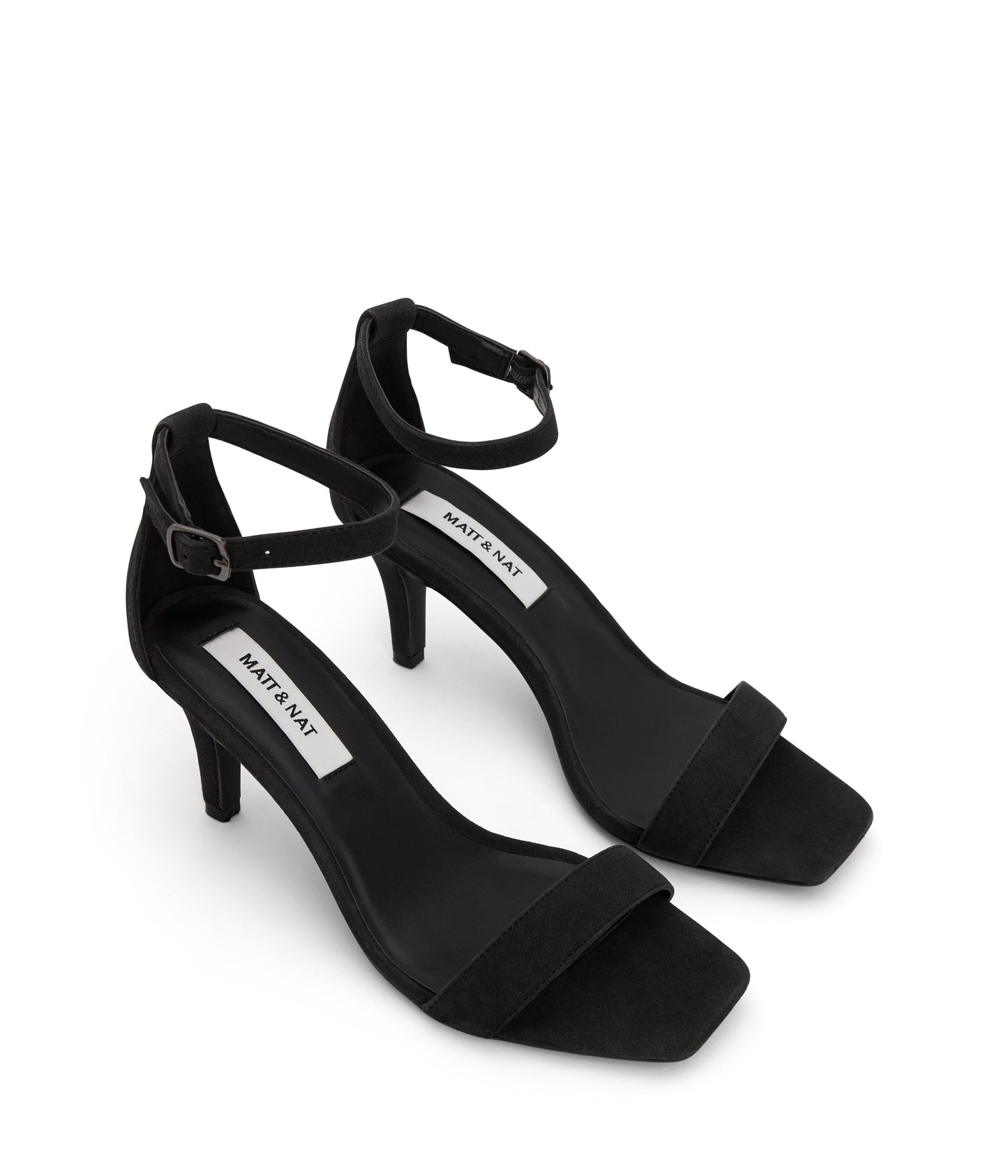 VIOLA Vegan Heels | Color: Black - variant::black