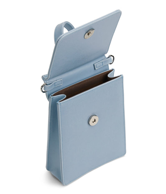 THESSA Vegan Crossbody Bag - Vintage | Color: Blue - variant::breeze