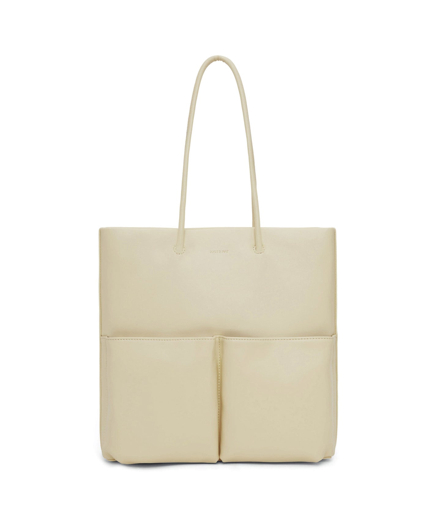 BERTA Vegan Tote Bag - Loom | Color: White - variant::tapioca