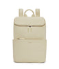 BRAVE MICRO Vegan Crossbody Bag - Loom | Color: White - variant::tapioca