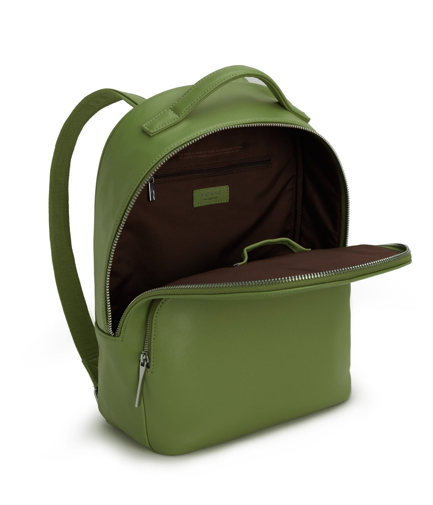 CARO Vegan Backpack - Loom | Color: Green - variant::parrot