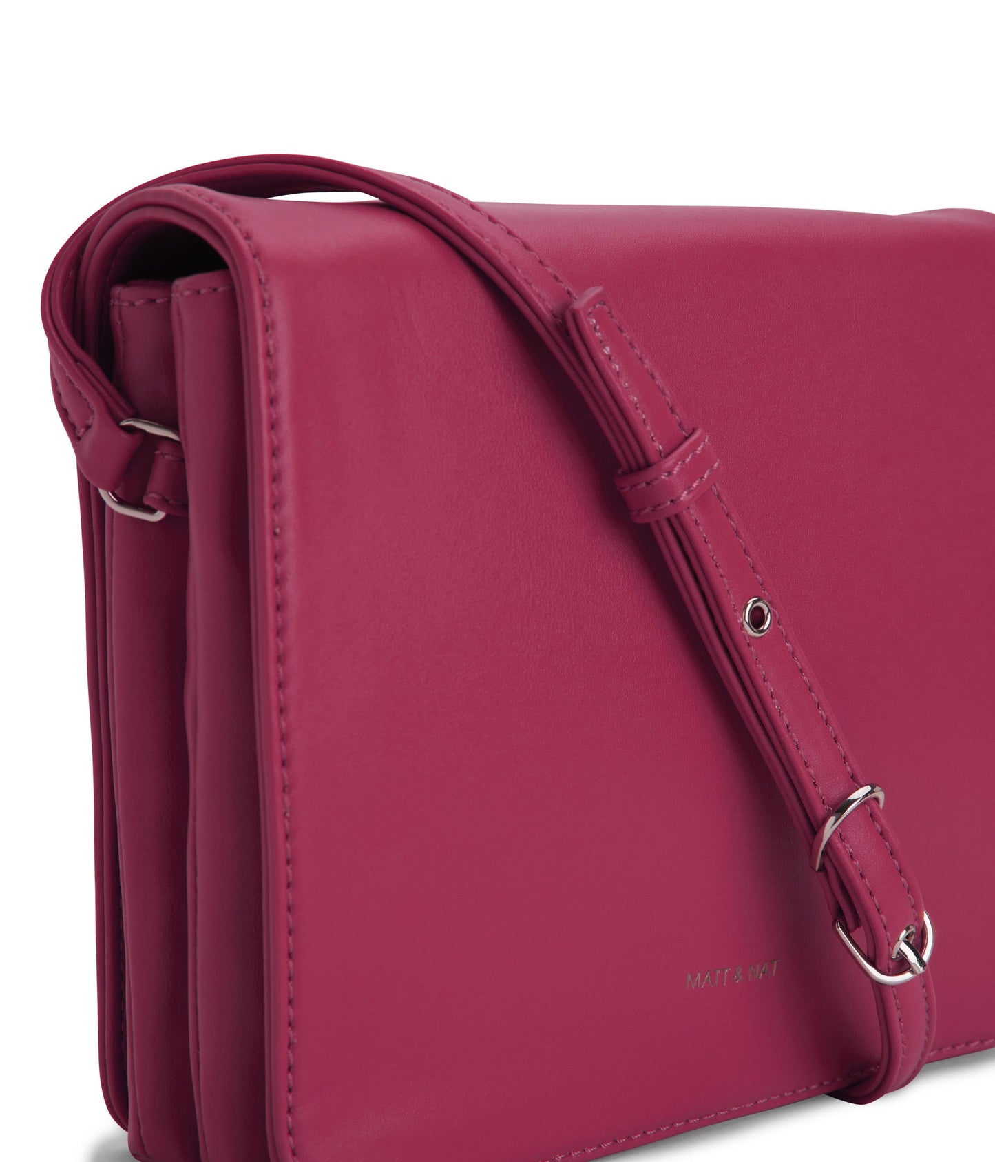DOVER SM Vegan Crossbody Bag - Loom | Color: Pink - variant::tulip
