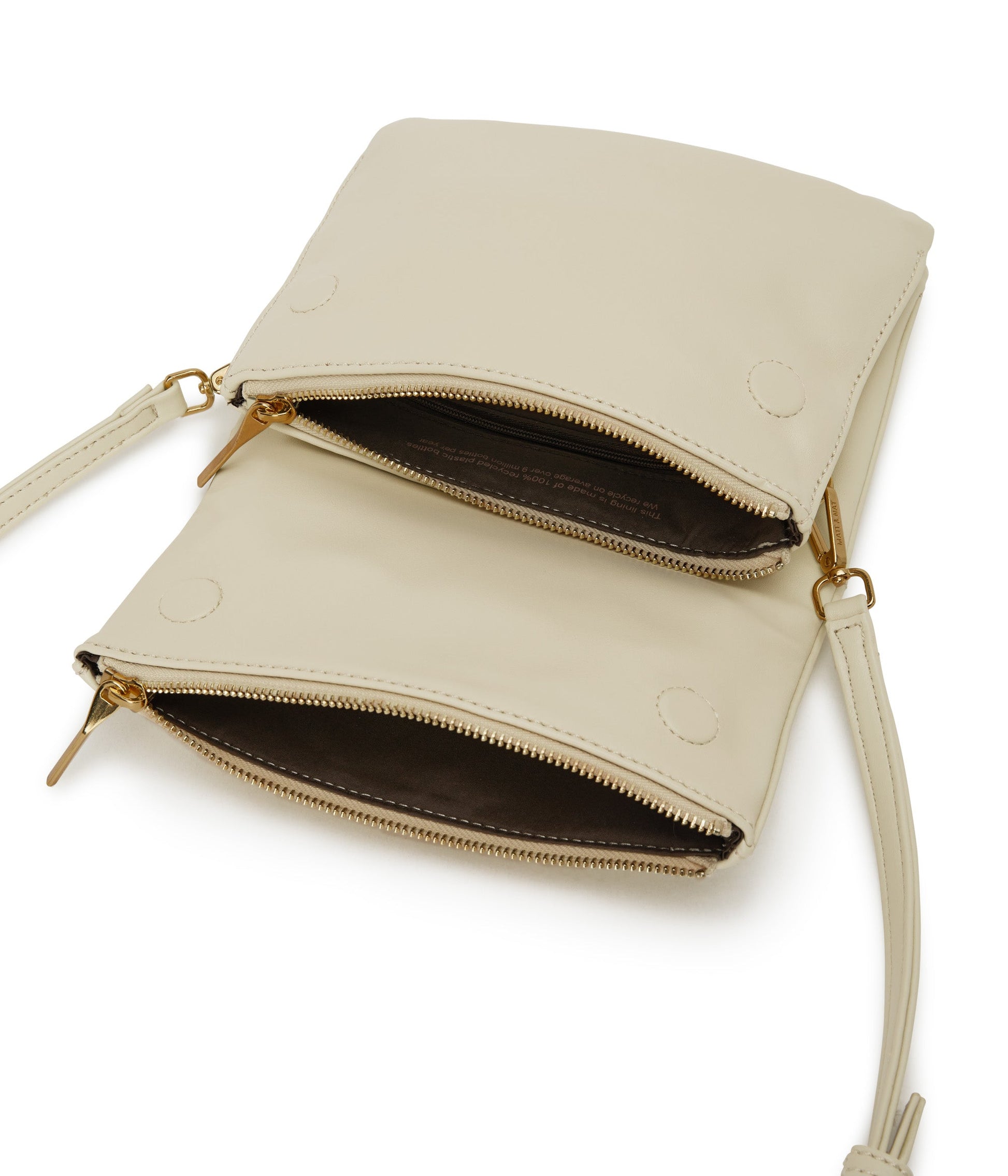 HILEY Vegan Crossbody Bag - Loom | Color: White - variant::tapioca