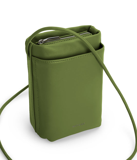 MILLE Vegan Crossbody Bag - Loom | Color: Green - variant::parrot