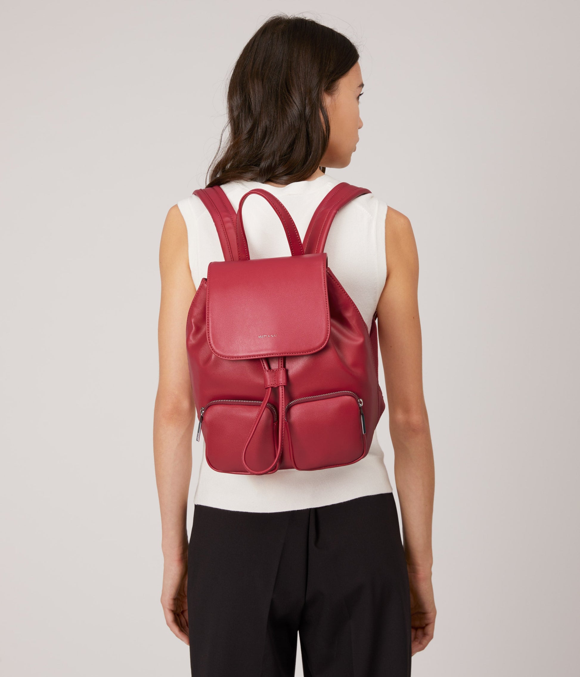 TATUM Vegan Backpack - Loom | Color: Green - variant::parrot