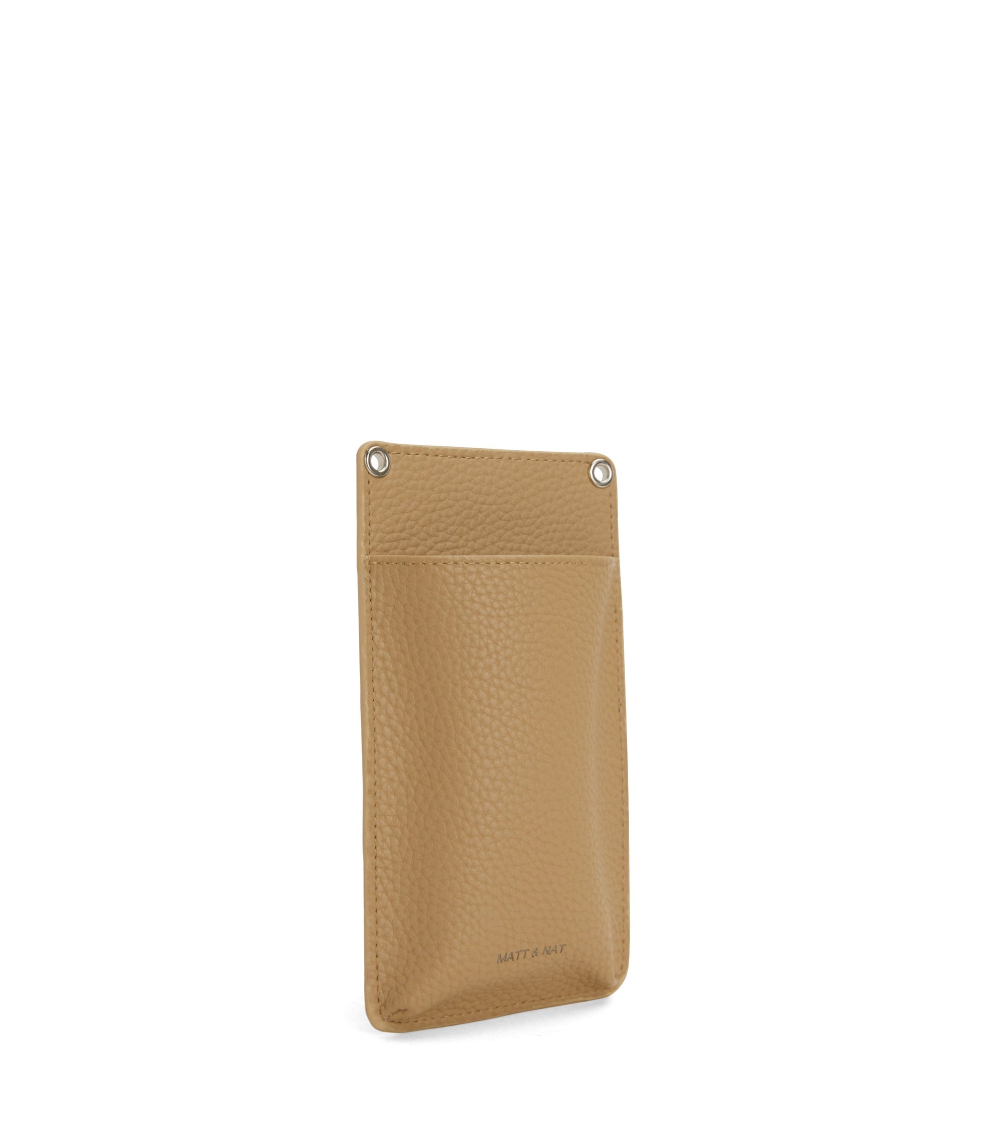 CUE Vegan Crossbody Phone Bag - Purity | Color: Beige - variant::scone