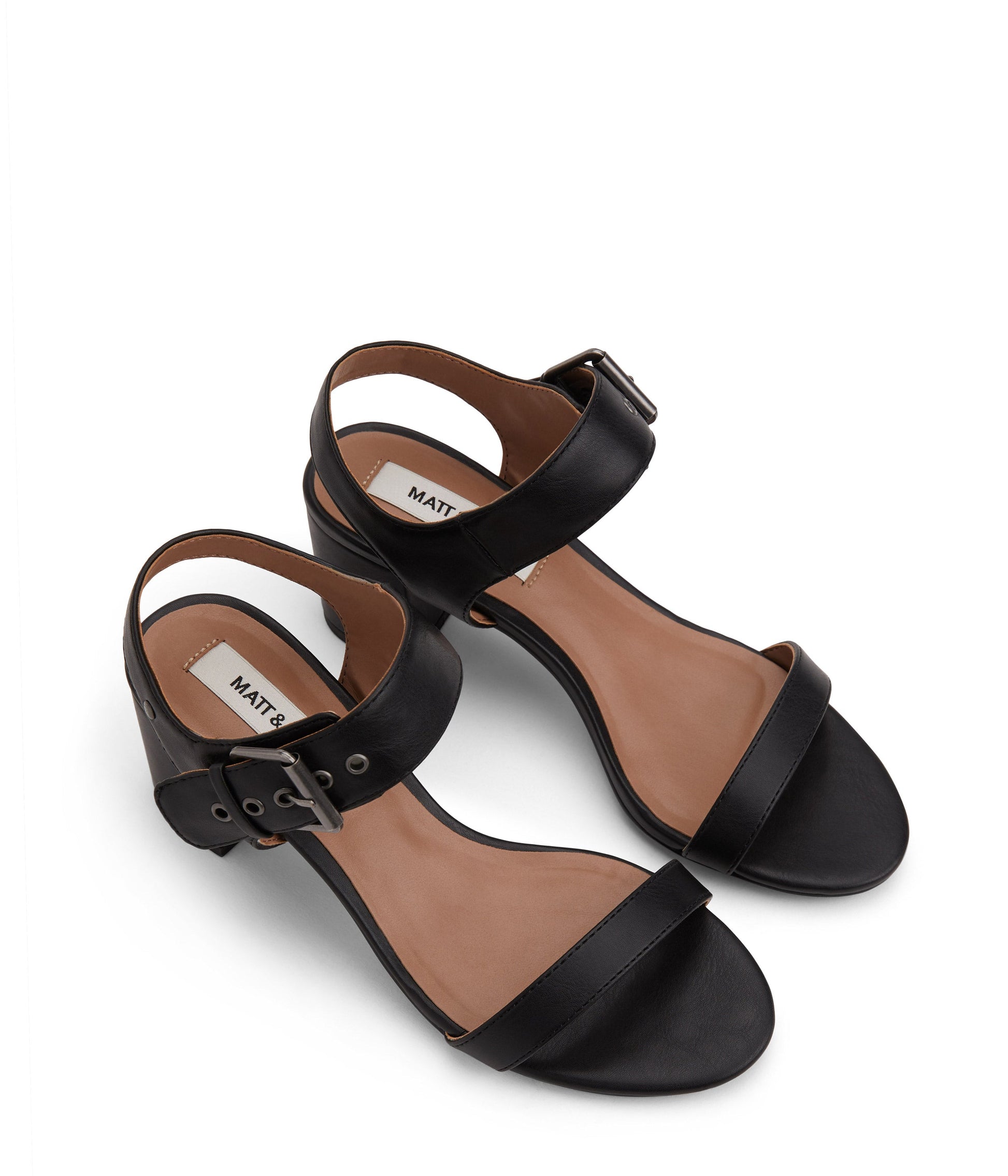 ELYSA Women's Vegan High Heel Sandals | Color: Black - variant::black