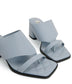 KITT Women's Vegan Block Heel Sandals | Color: Blue - variant::breeze