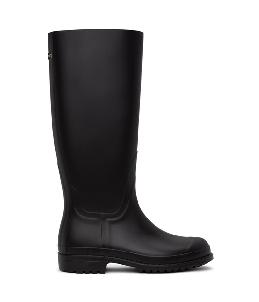 OTOKI Women's Tall Vegan Rain Boots | Color: Black - variant::black