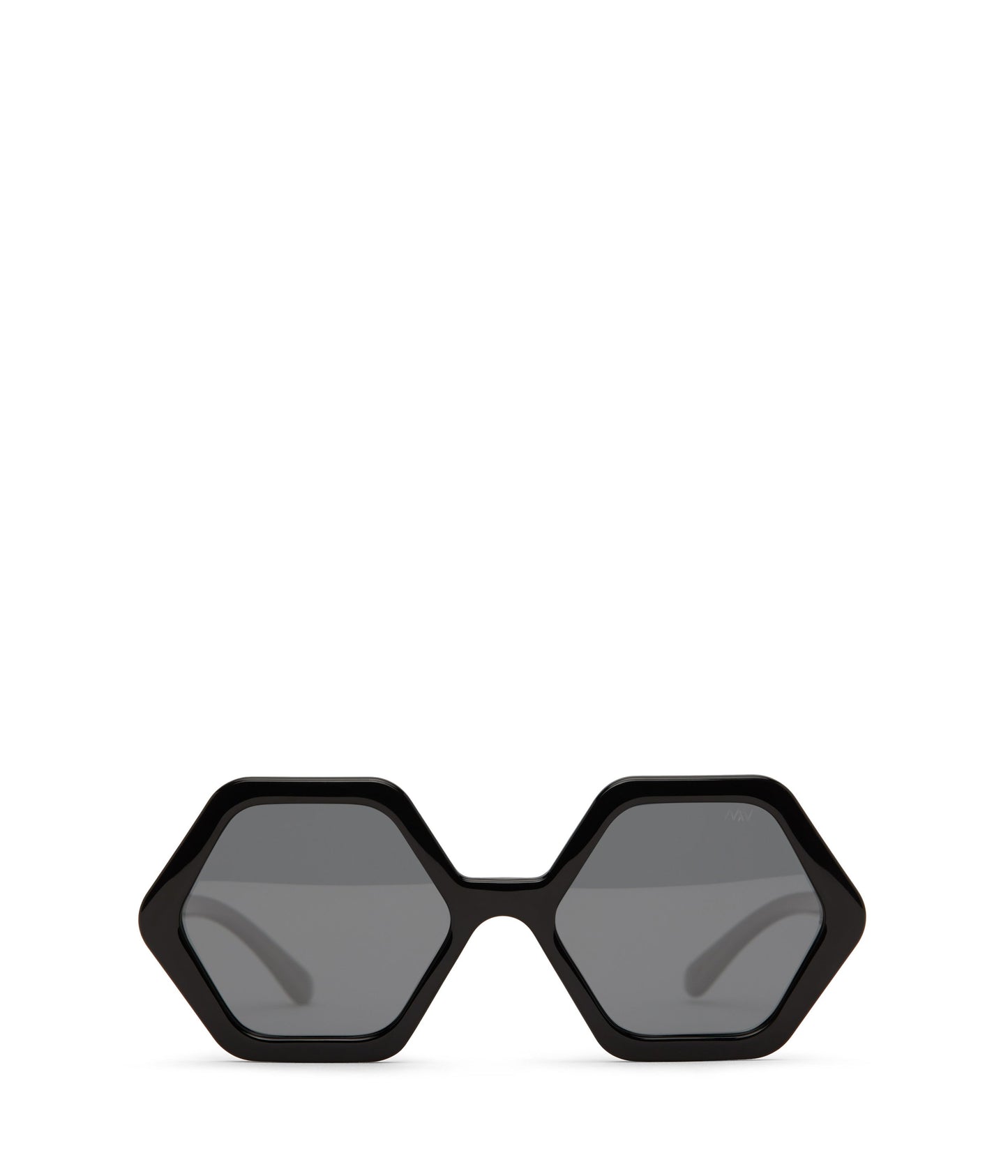 FIRLA Black Hexagon Sunglasses | Color: Black - variant::black