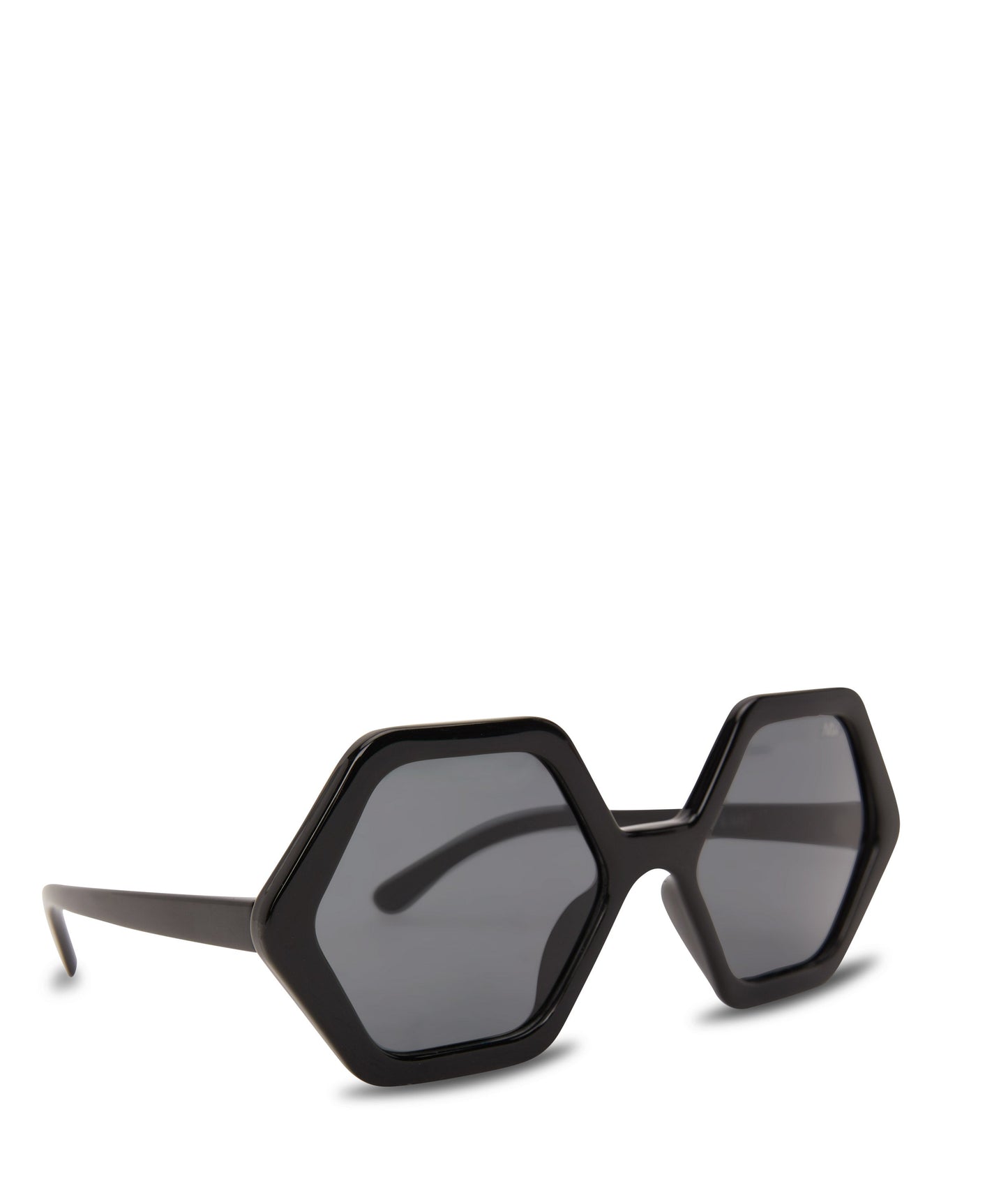 FIRLA Black Hexagon Sunglasses | Color: Black - variant::black