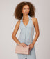 DREWLG Large Vegan Crossbody Bag - Vintage | Color: Pink - variant::pastel