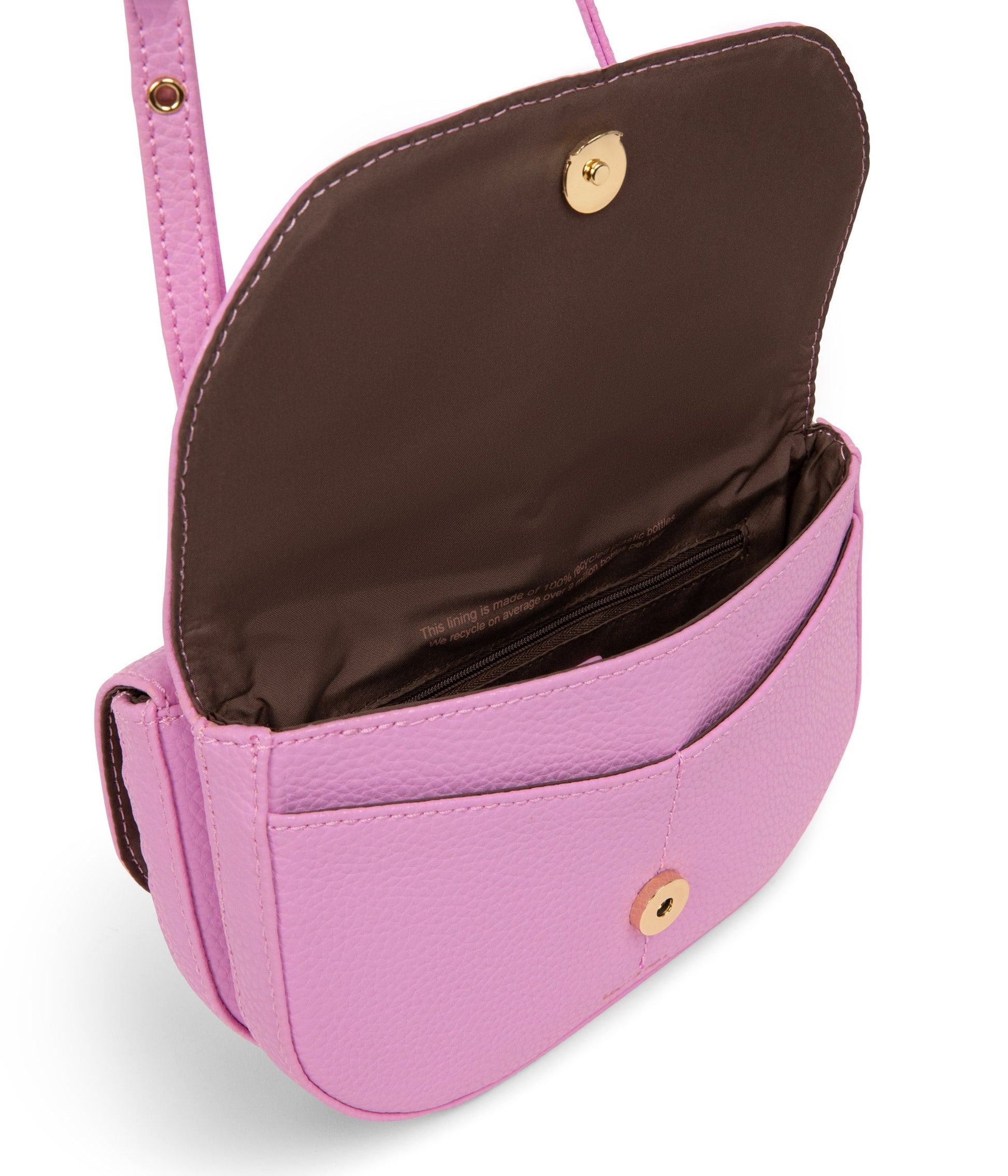 BUDA Vegan Crossbody Bag - Purity | Color: Pink - variant::flora