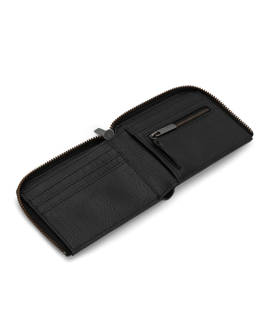 MUSK Vegan Wallet - Purity | Color: Black - variant::black