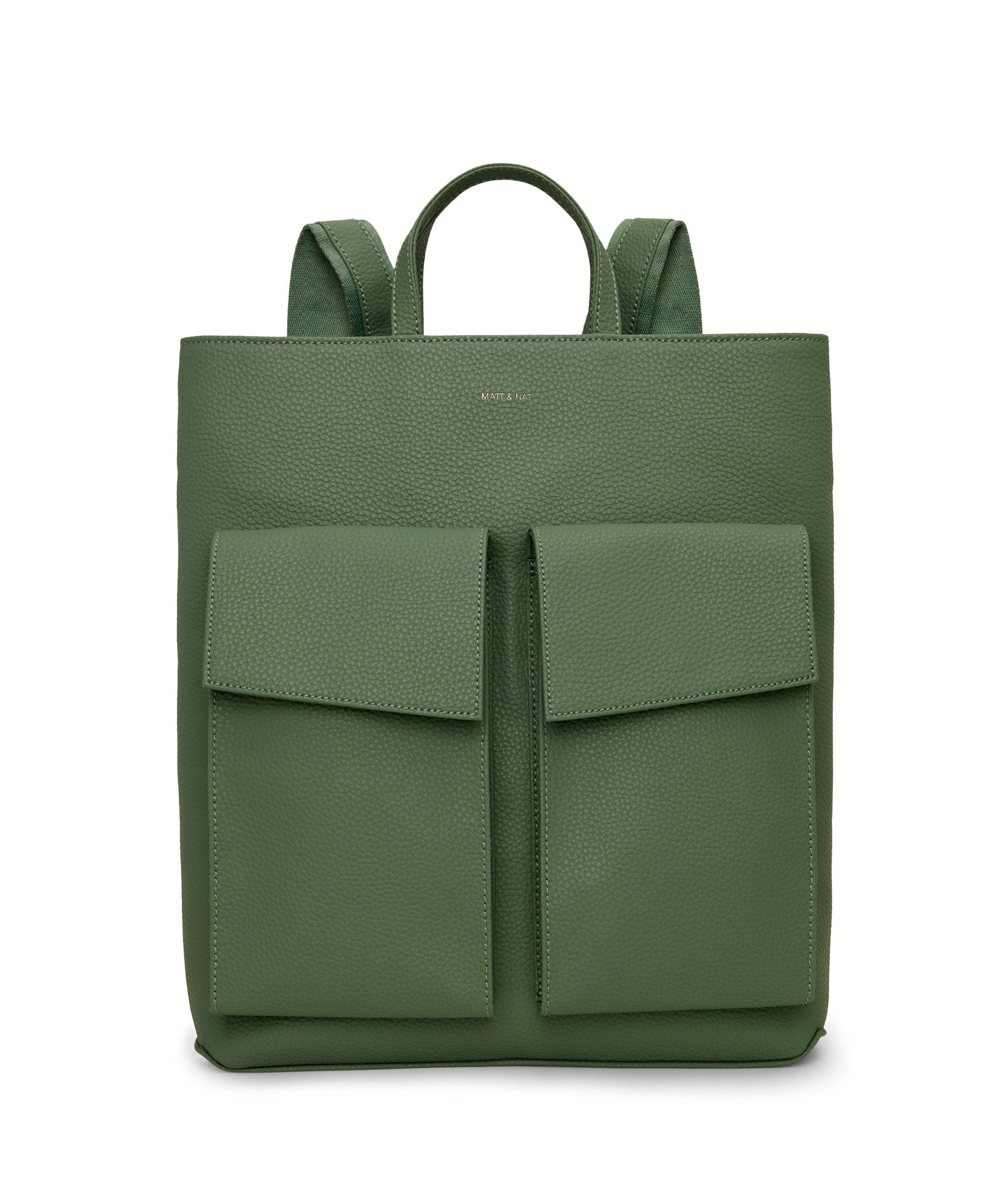 MYRON Vegan Backpack - Purity | Color: Green - variant::herb