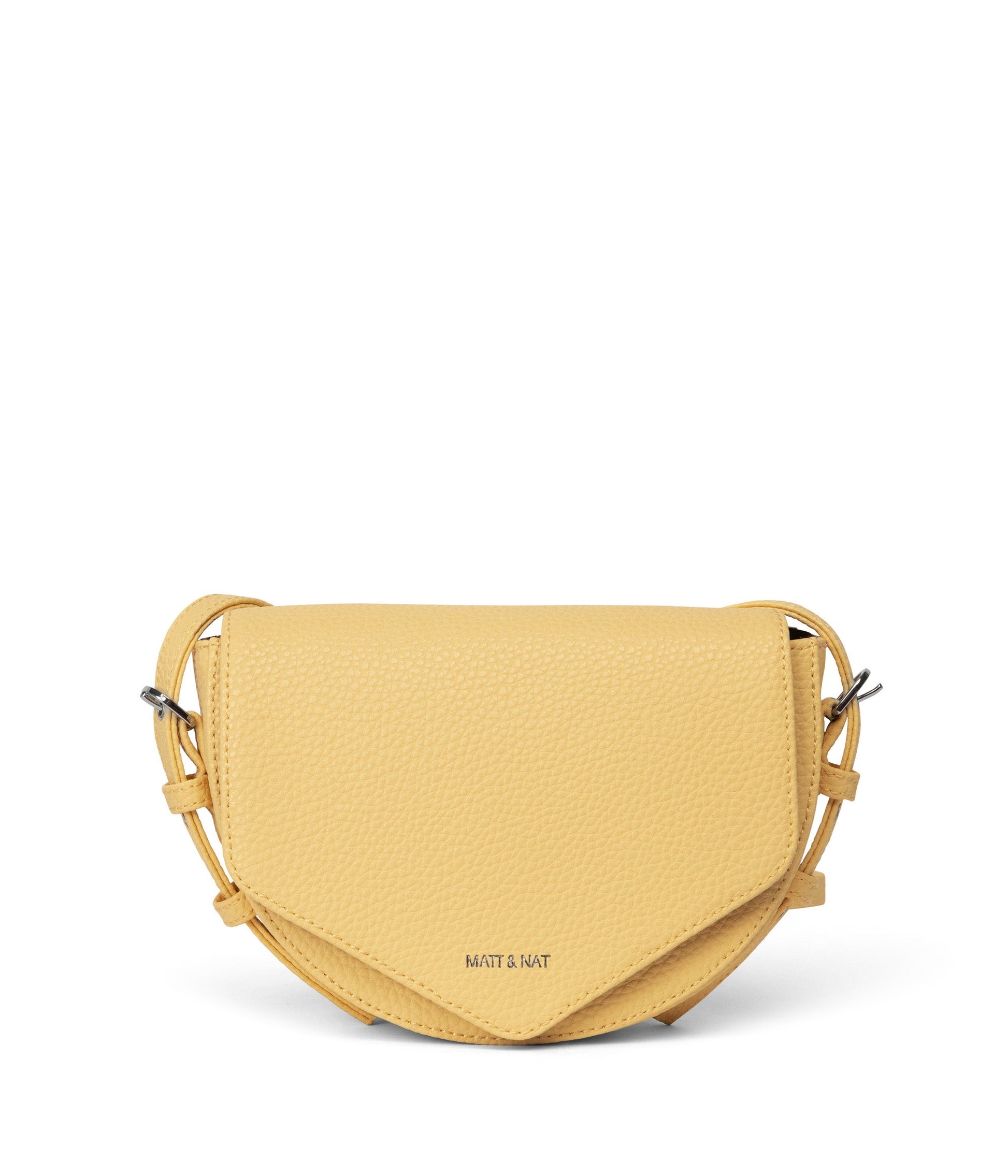 TWILL Vegan Saddle Bag - Purity | Color: Yellow - variant::zest