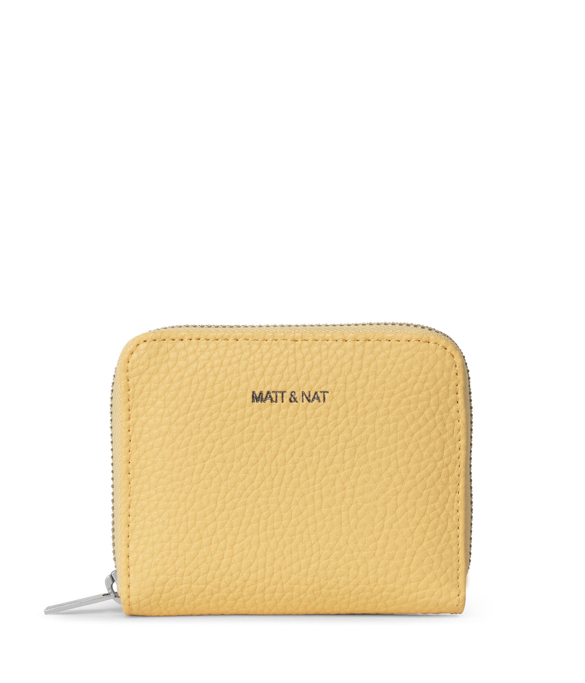 RUE Small Vegan Zip Wallet - Purity | Color: Yellow - variant::zest