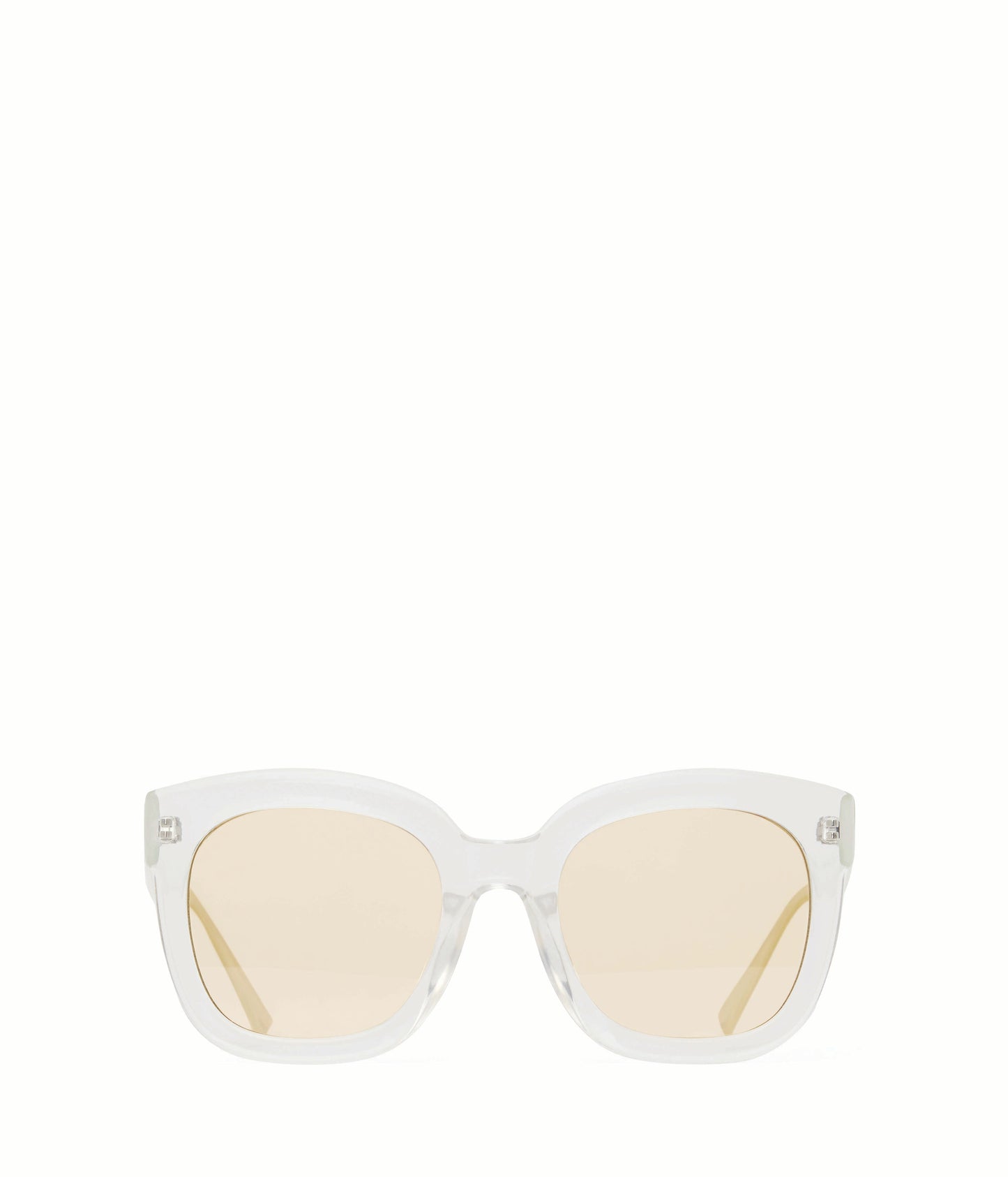CHARLET Wayfarer Sunglasses | Color: Clear - variant::clear