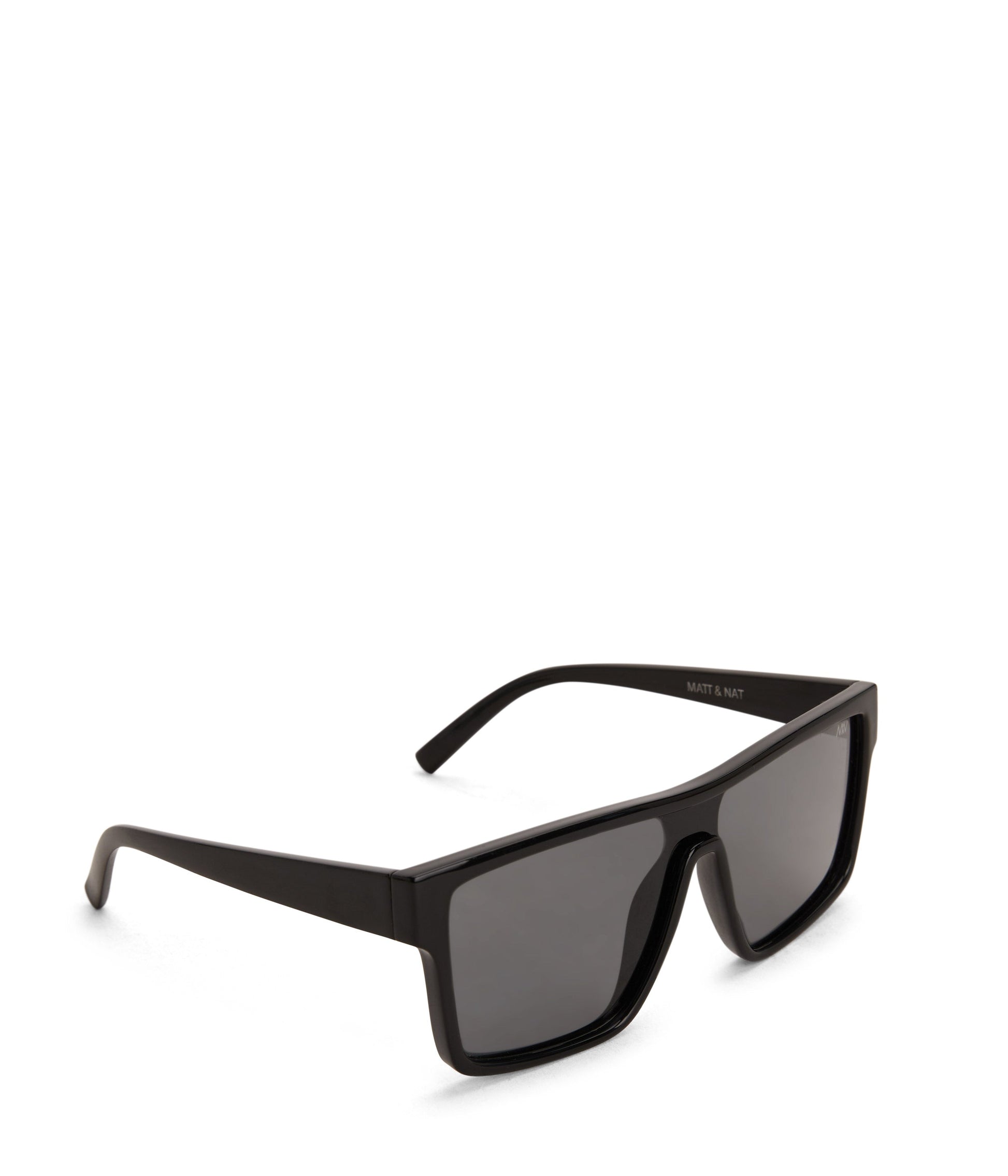 MAEVE Retro Squared Sunglasses | Color: Black - variant::black