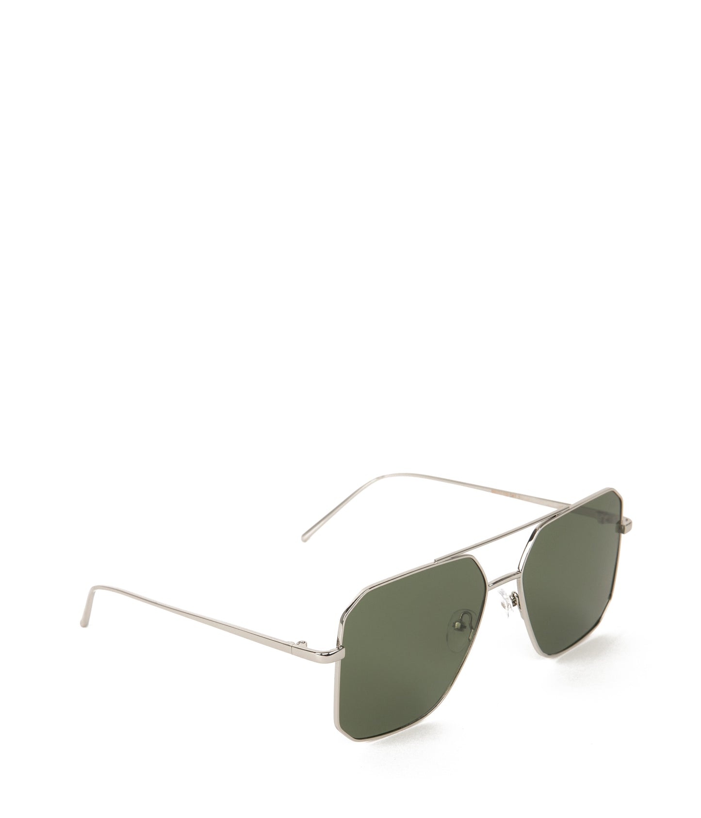 IZAN Aviator Sunglasses | Color: Grey, Green - variant::silver