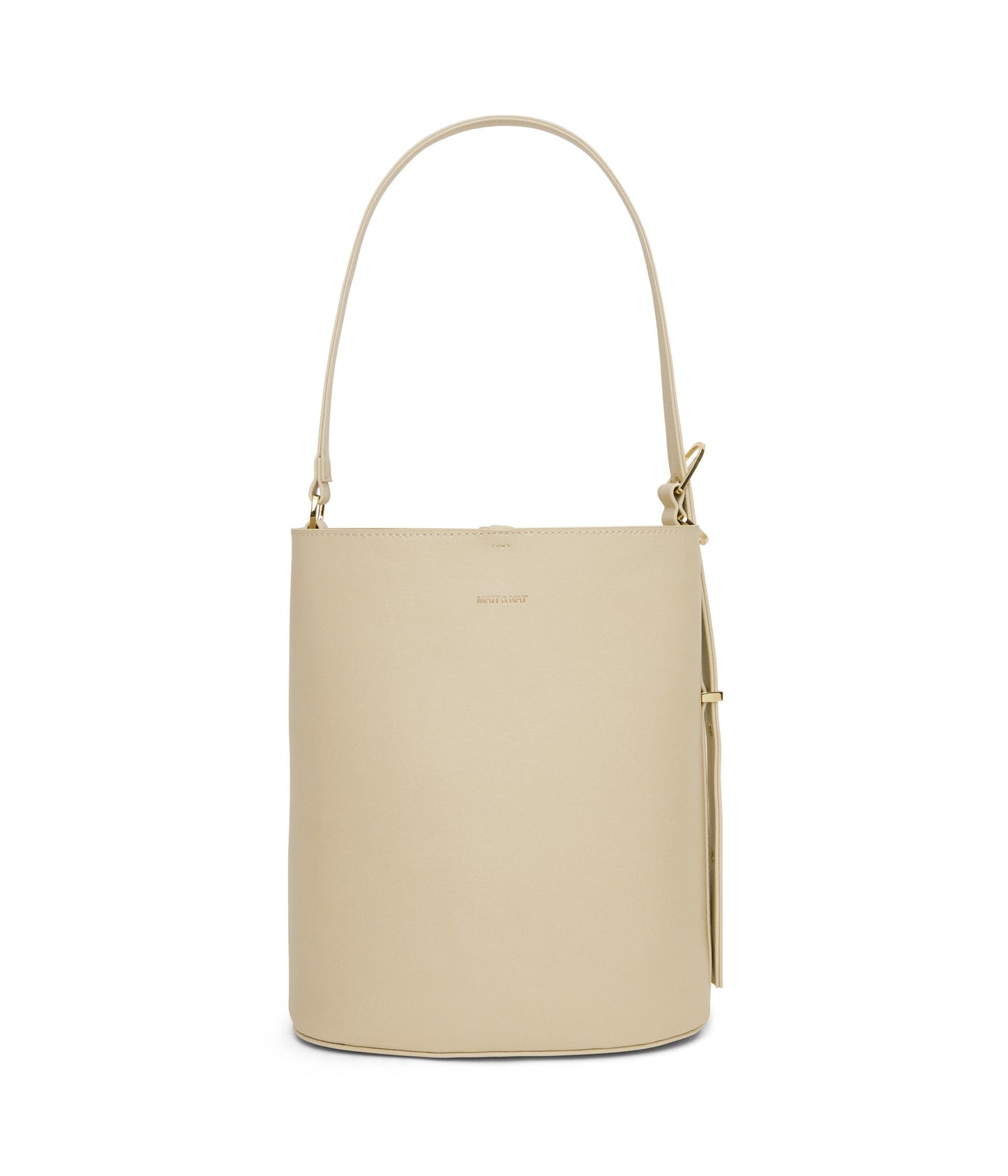 AZUR Vegan Bucket Bag - Vintage | Color: White - variant::vanilla