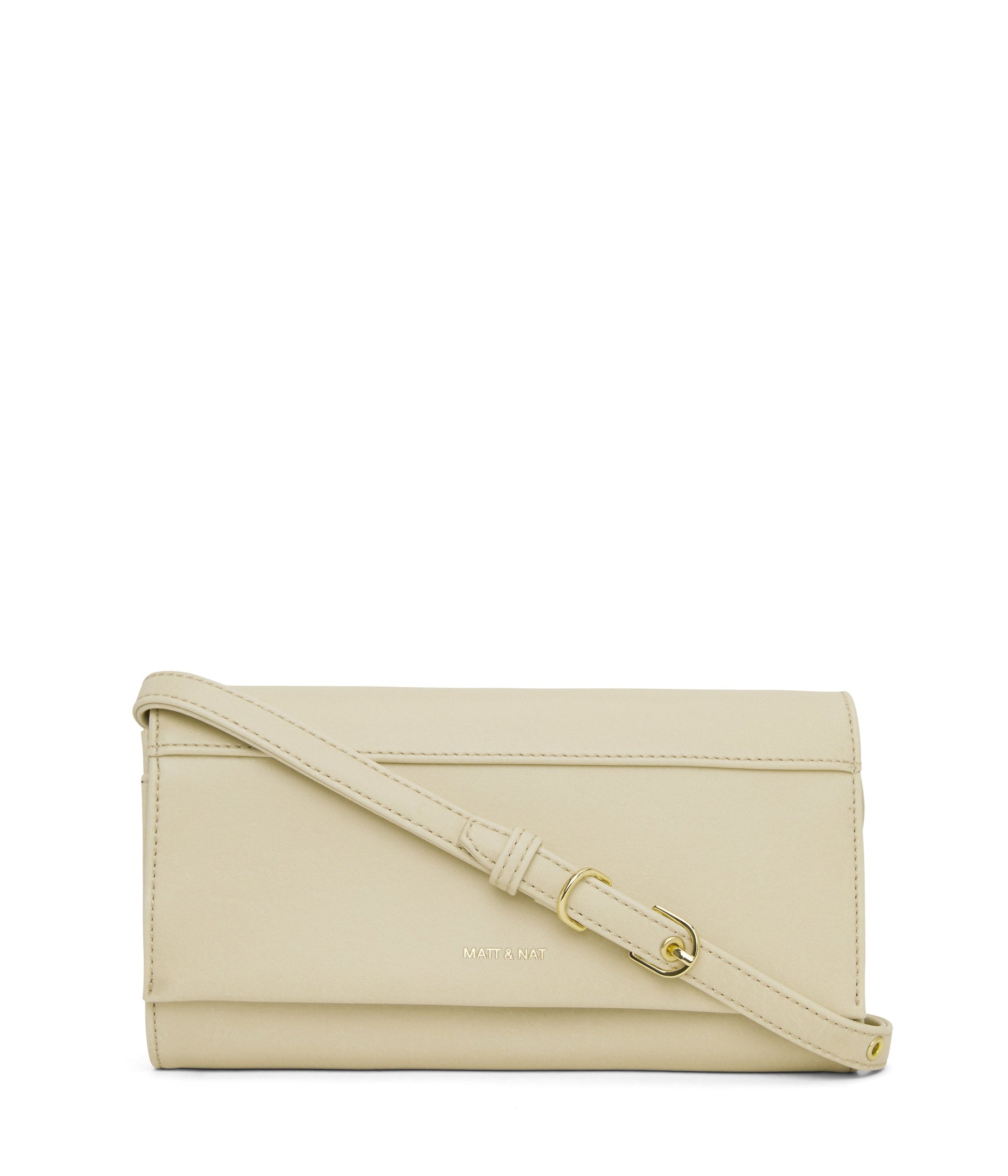 LETTE Vegan Wallet Crossbody Bag - Vintage | Color: White - variant::vanilla