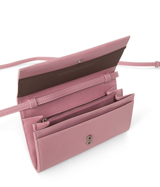 LETTE Vegan Wallet Crossbody Bag - Vintage | Color: Pink - variant::smoothie