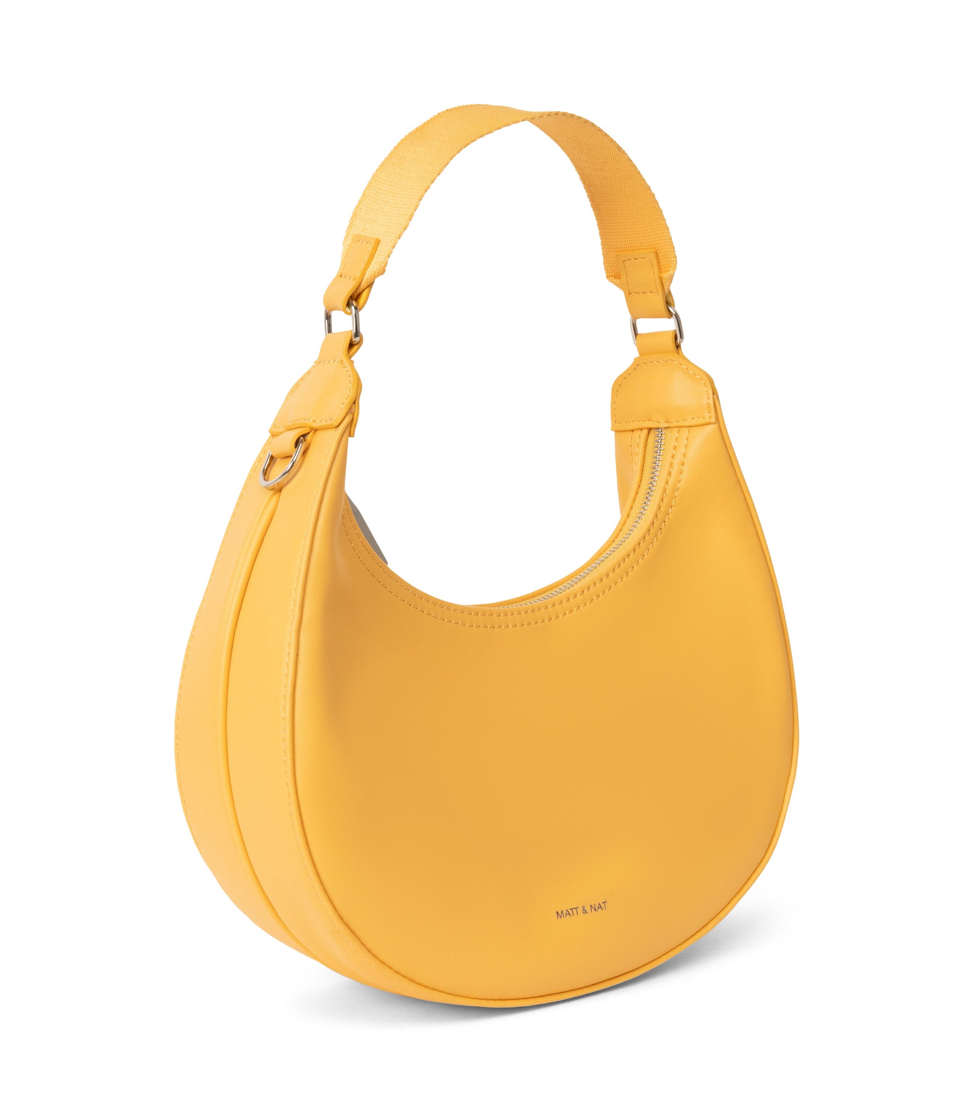 SERENA Vegan Hobo Bag - Sol | Color: Yellow - variant::citrine