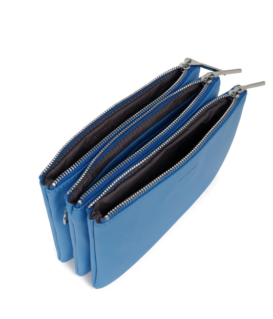 TRIPLET Vegan Crossbody Bag - Sol | Color: Blue - variant::resort