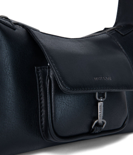 LOTI Vegan Shoulder Bag - Arbor | Color: Black - variant::black