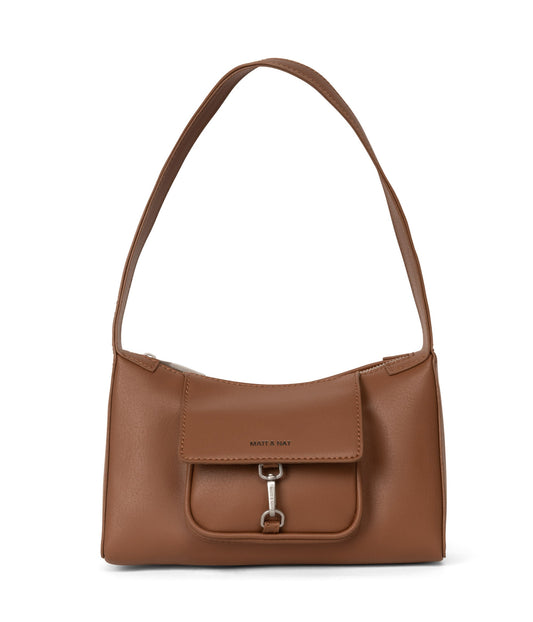 LOTI Vegan Shoulder Bag - Arbor | Color: Brown - variant::pecan