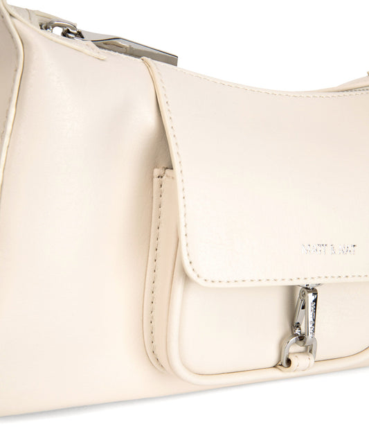 LOTI Vegan Shoulder Bag - Arbor | Color: White, Beige - variant::macadamia