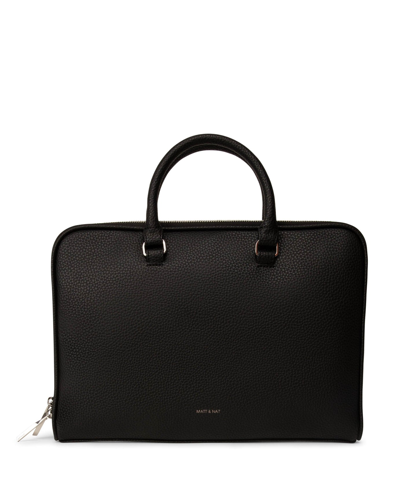 HOLDER Slim Vegan Briefcase - Purity | Color: Black - variant::black