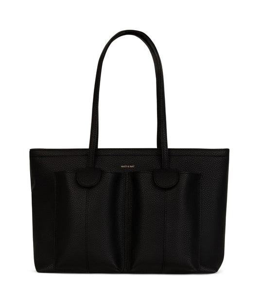 JOS Vegan Tote Bag - Purity | Color: Black - variant::black