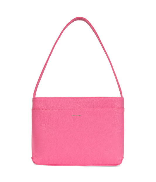 LUISA Vegan Shoulder Bag - Purity | Color: Pink - variant::rosebud