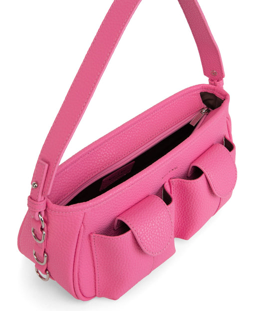 NOON Vegan Crossbody Bag - Purity | Color: Pink - variant::rosebud