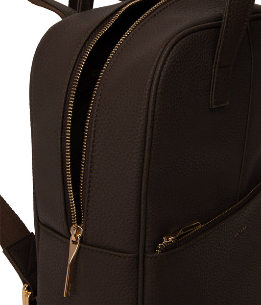 THEBE Vegan Backpack - Purity | Color: Brown - variant::truffle