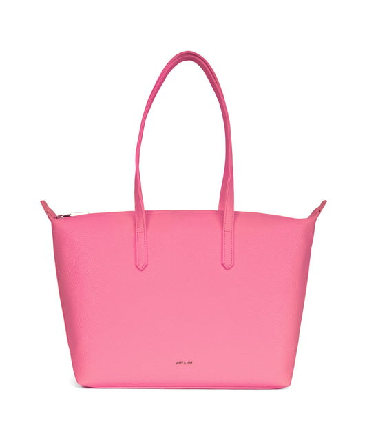 ABBI Vegan Tote Bag - Purity | Color: Pink - variant::rosebud