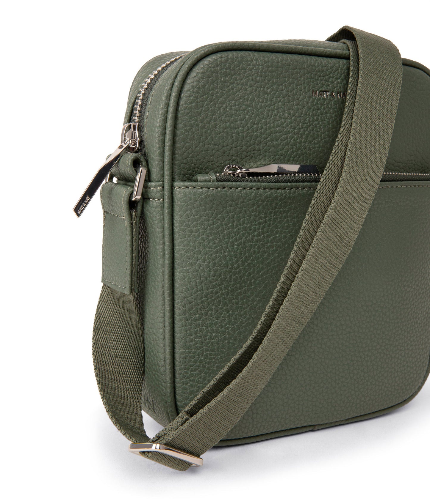 COENMINI Small Vegan Crossbody Bag - Purity | Color: Green - variant::forest