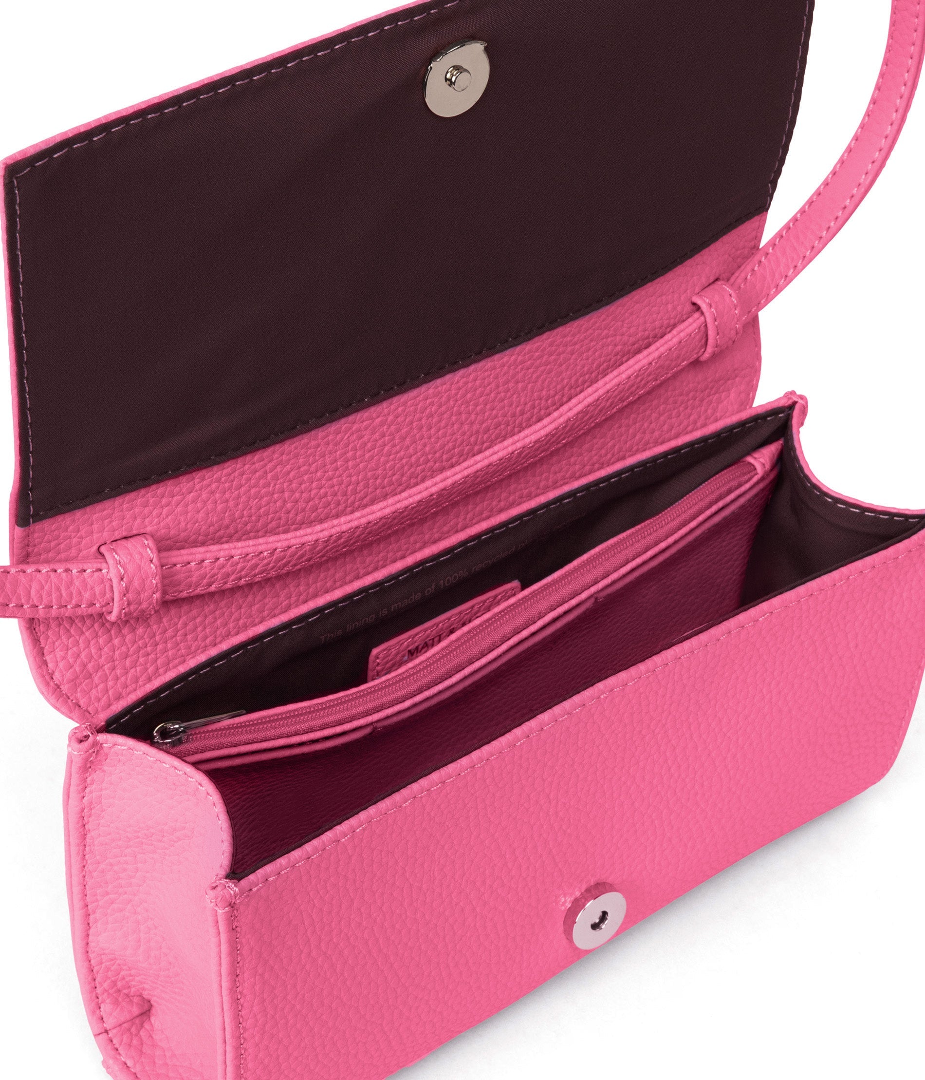 EMI Vegan Crossbody Bag - Purity | Color: Pink - variant::rosebud