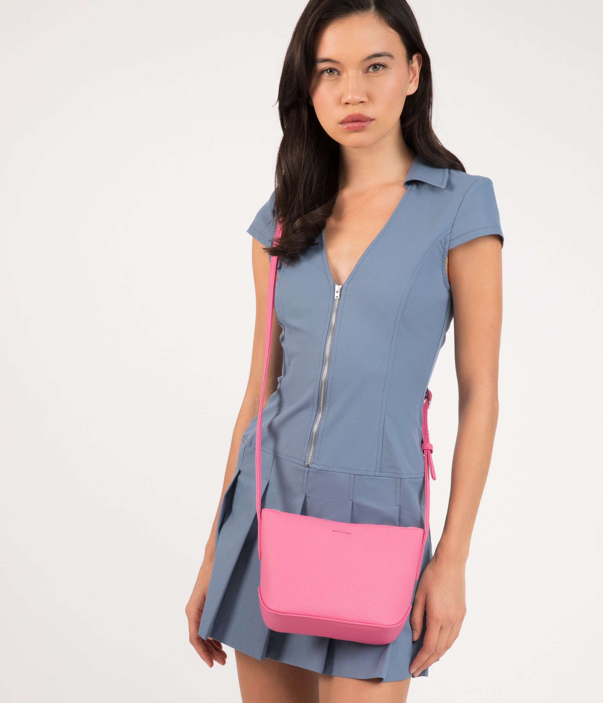 SAM Vegan Crossbody Bag - Purity | Color: Pink - variant::doll